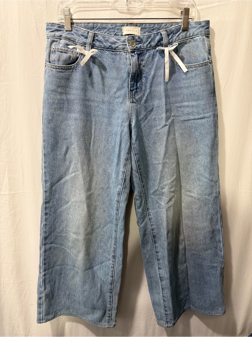 PacSun Light Wash Wide-Leg Women's Jeans